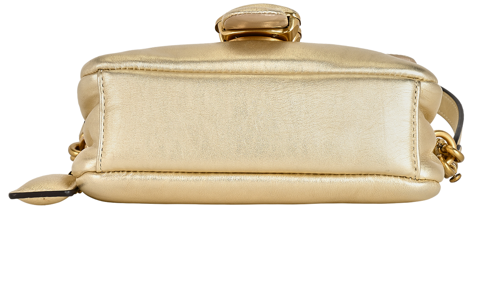 Pillow Tabby Shoulder Bag 18, &pound;220, Handbags, Gold, Leather, Top view